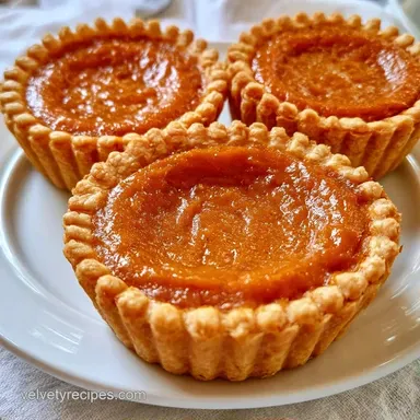 Mini Pumpkin Pies with Condensed Milk Recipe Card