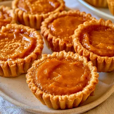 Mini Pumpkin Pies with Condensed Milk