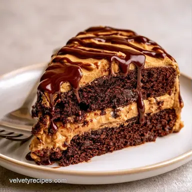 Moist Reeses Chocolate Cake for 12 Slices Recipe Card