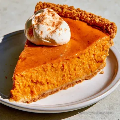 NoBake Pumpkin Pie with Cream Cheese
