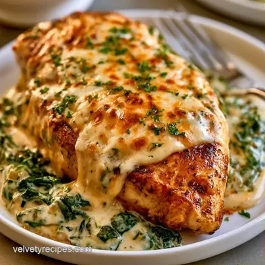 Ovenbaked Chicken with Boursin Cheese (6) Recipe Card