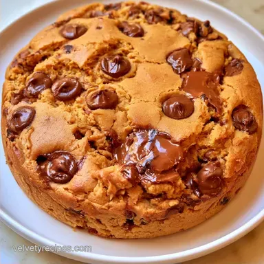 Peanut Butter Chocolate Chip Cake for 15