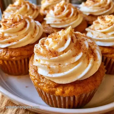 Pumpkin Ginger Cupcakes in 37 Minutes Recipe Card