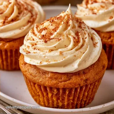 Pumpkin Ginger Cupcakes in 37 Minutes