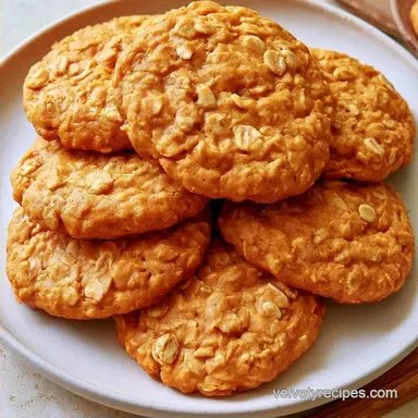 Pumpkin Oatmeal Cookies in 22 Minutes