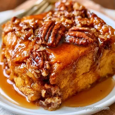 Pumpkin Pie Bread Pudding in 75 Minutes Recipe Card
