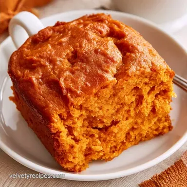 Pumpkin Pie Mug Cake in 5 Minutes