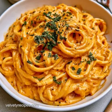Pumpkin Sauce for Pasta in 17 Minutes Recipe Card