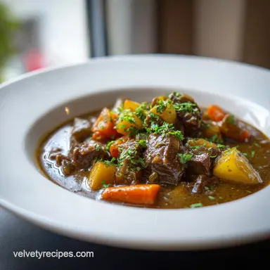 Quick 30Minute Jamie Olivers Irish Stew for 4 Servings Recipe Card