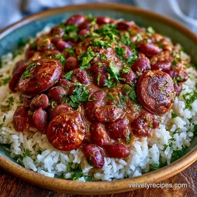 Red Beans and Rice with Sausage