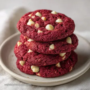 Red Velvet Cake Mix Cookies in 20 Min