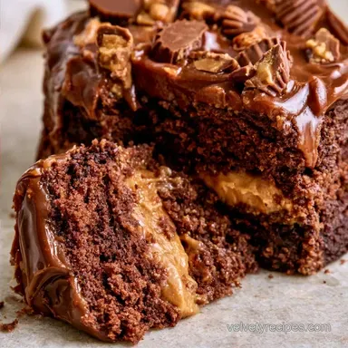 Reese's Peanut Butter Cake: Chocolate & Buttermilk