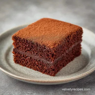 Simple Velvet Sponge Recipe: Fluffy Recipe Card