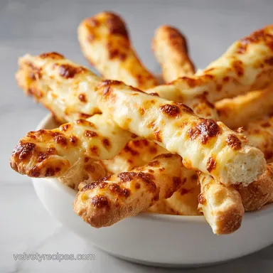 Sourdough Cheesy Breadsticks for 16 Recipe Card