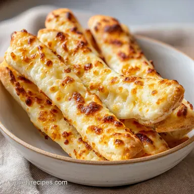 Sourdough Cheesy Breadsticks for 16
