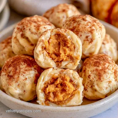 Spiced Pumpkin Truffles in 80 Minutes Recipe Card