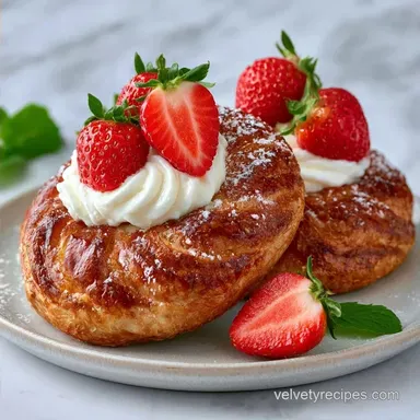Strawberry Cream Cheese Danishes: 30 Min