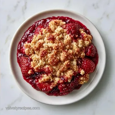 Strawberry Crisp in 45 Minutes