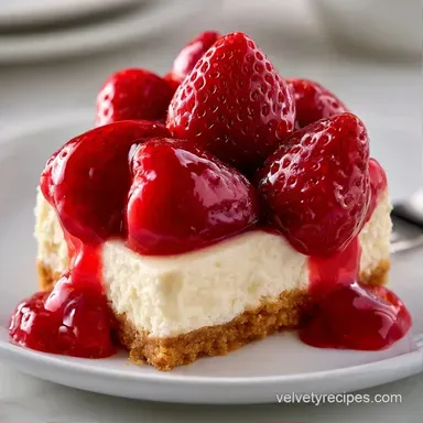Strawberry Dream Dessert: No Bake Recipe Card