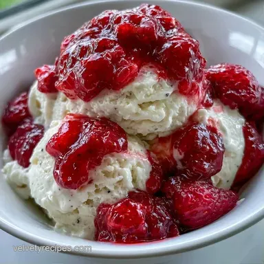 Strawberry Ice Cream Sundae in 15 Minutes Recipe Card