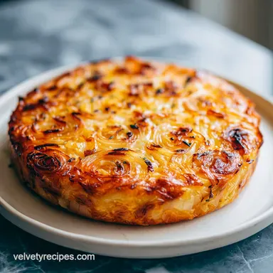 Classic Onion Cake Recipe with Yeast Crust