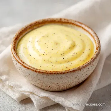 Vanilla Pastry Cream Recipe: Velvety Recipe Card