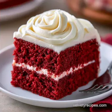 Velvety Red Velvet Layer Cake: Silky