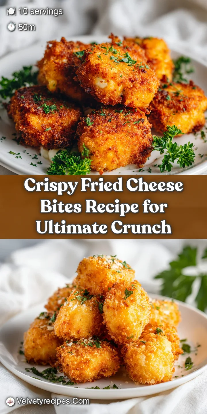 Close-up of a perfectly fried cheese bite: golden crust, gooey melted cheese oozing out. A tempting and irresistible indul...