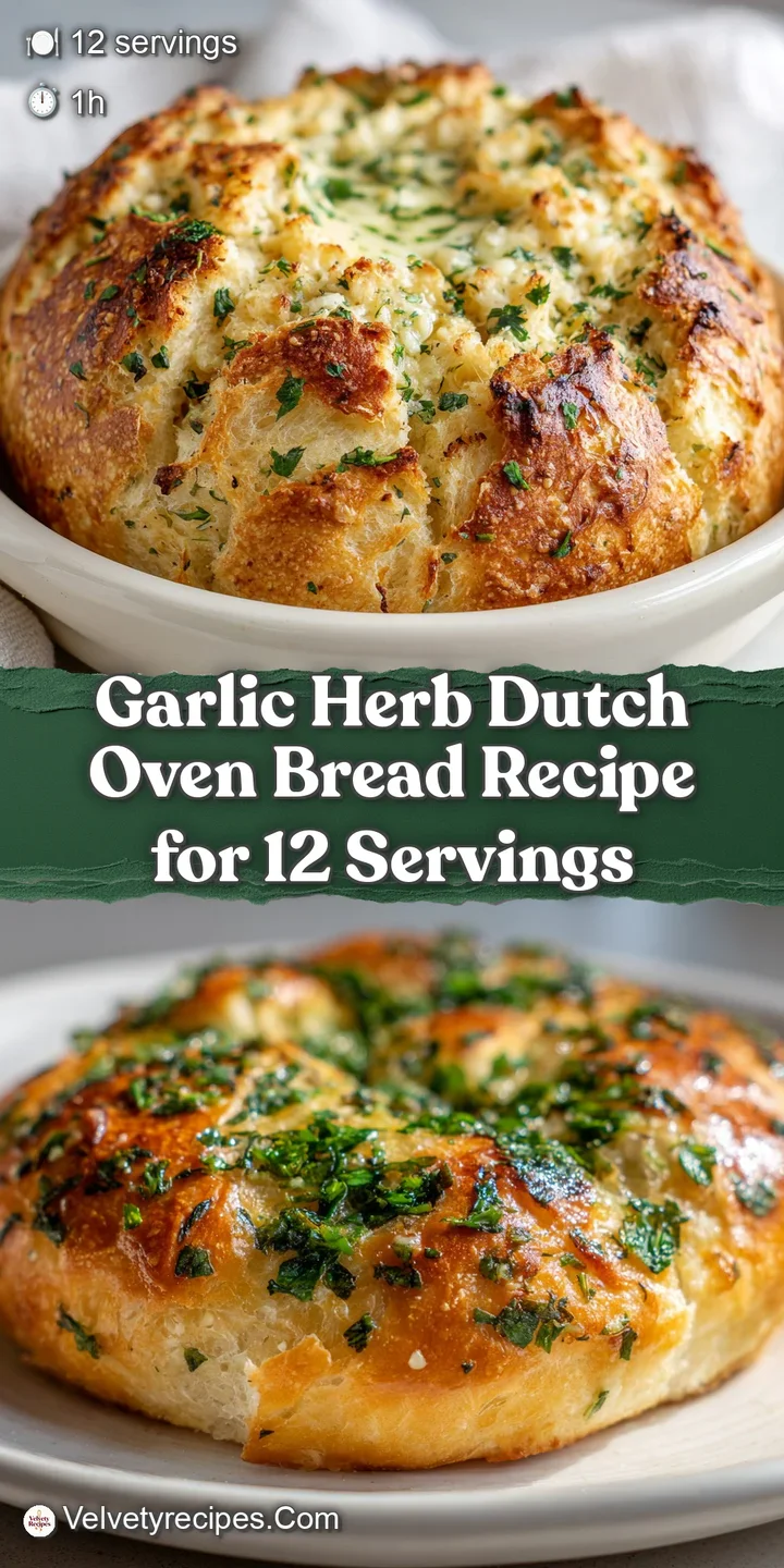 Close-up reveals a perfectly blistered bread crust with garlic and herbs, promising a fragrant, savory, and satisfying bite.