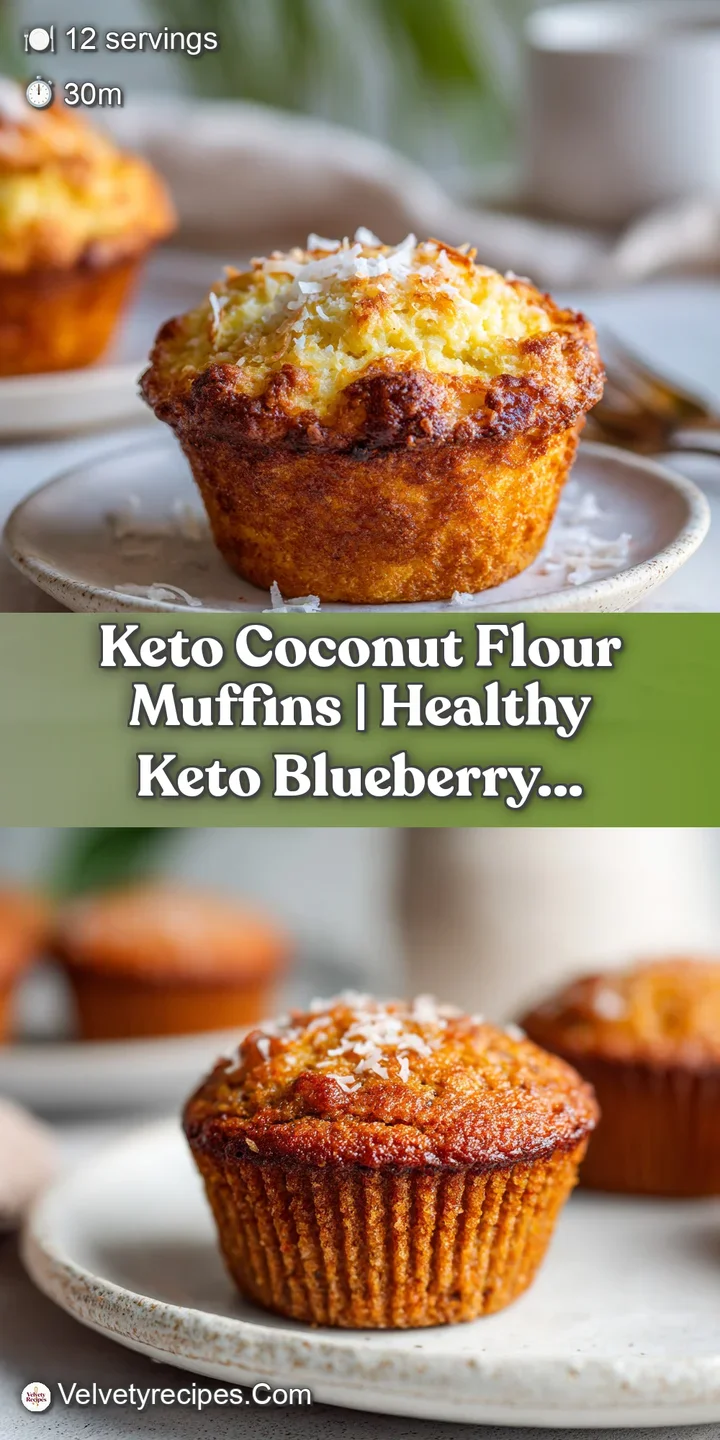 Close-up of a moist coconut flour muffin with a slightly crisp exterior and a soft, airy interior.