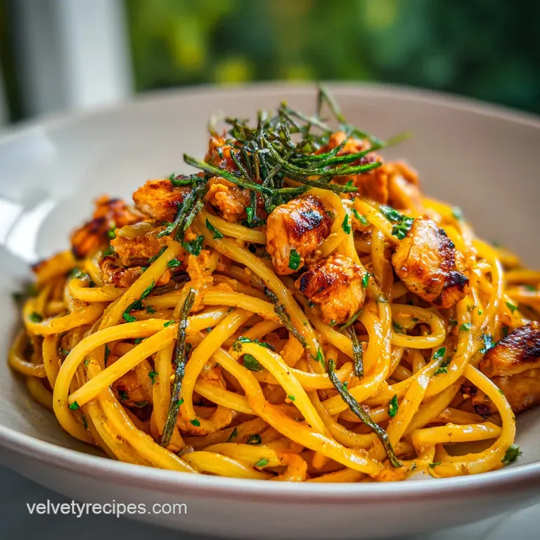 Alabama Chicken Linguine Recipe