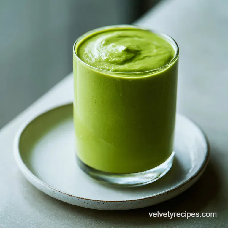 Avocado Banana Almond Smoothie: Silky & Energizing
