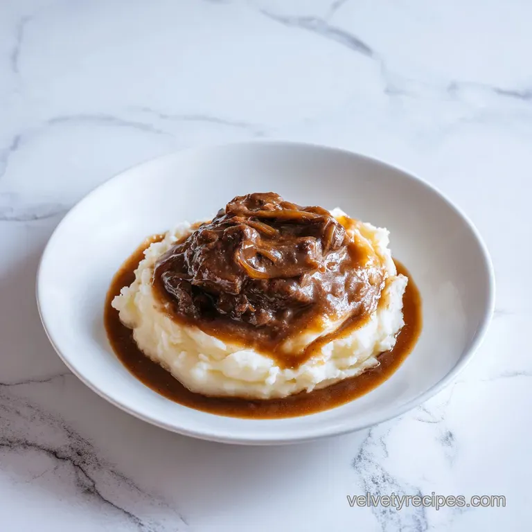 Beef Gravy Mashed Potatoes: Creamy Mash