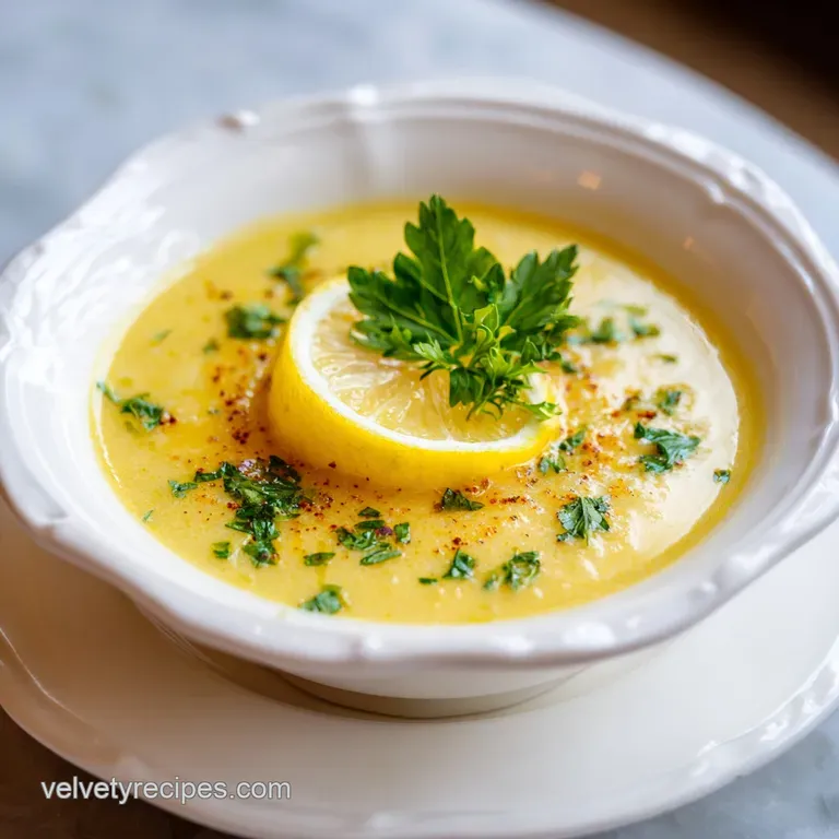Bright green soup artfully swirled in a white bowl, garnished with fresh herbs, hinting at zest and clean eating.
