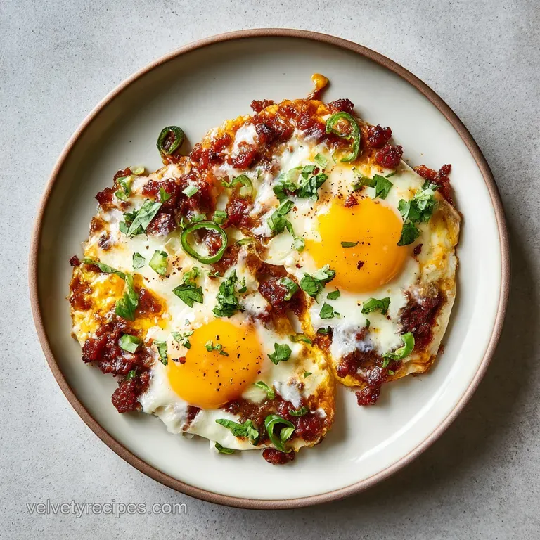 Two cheesy rolled tortillas on a white plate, drizzled with cream and sprinkled with bright green chopped scallions.