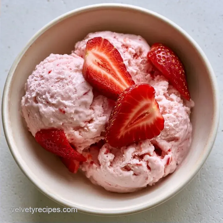Strawberry Ice Cream: Creamy and Rich