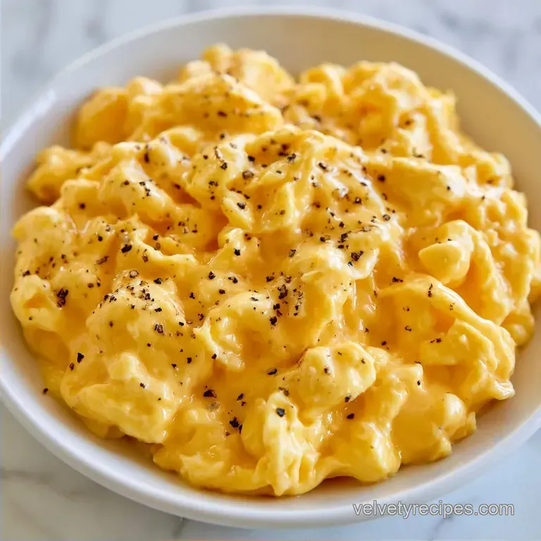 Creamy Velvet Breakfast Eggs in 6 Minutes