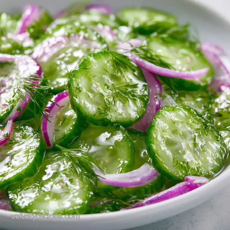 Easy Cucumber Salad: Crisp and Zesty