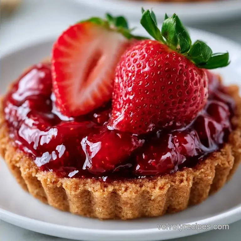 Easy Frozen Strawberry Pie: Creamy and Rich