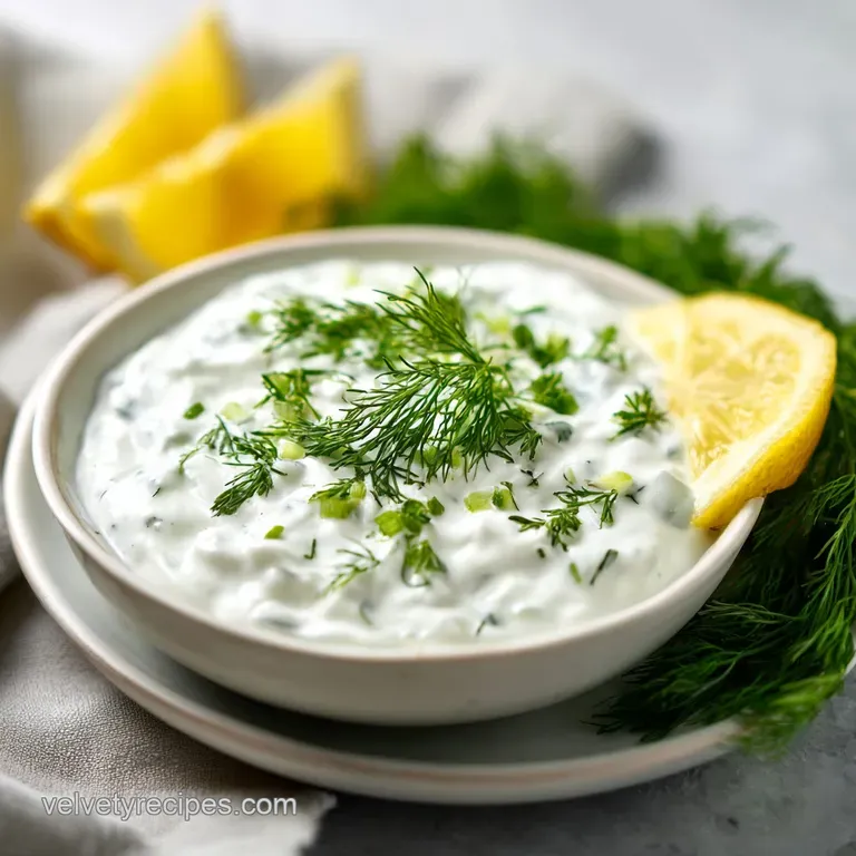 Easy Greek Tzatziki Sauce: Creamy and Refreshing