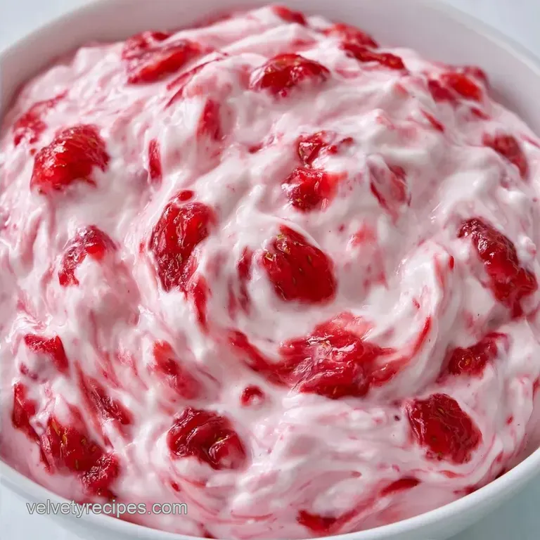 Fluffy Strawberry Dip