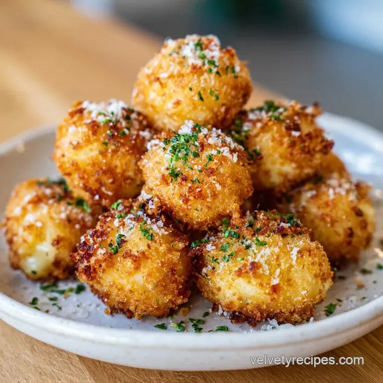 Fried Cheese Bites: Shatteringly Crispy