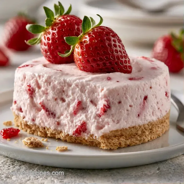Chilled pink cream dollops artfully arranged with fresh berry slivers and a mint leaf garnish on a chilled glass tray.