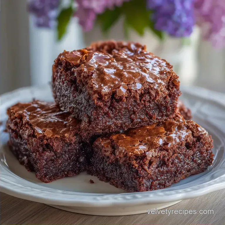 Silky Cocoa Powder Brownies: Rich and Fudgy