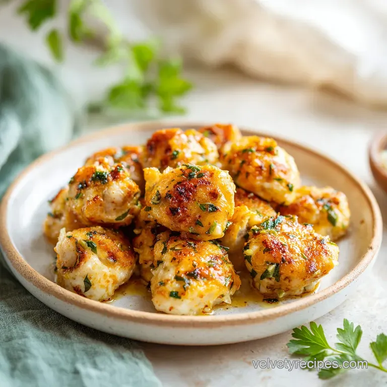 Garlic Butter Chicken Bites: Crispy and Tender