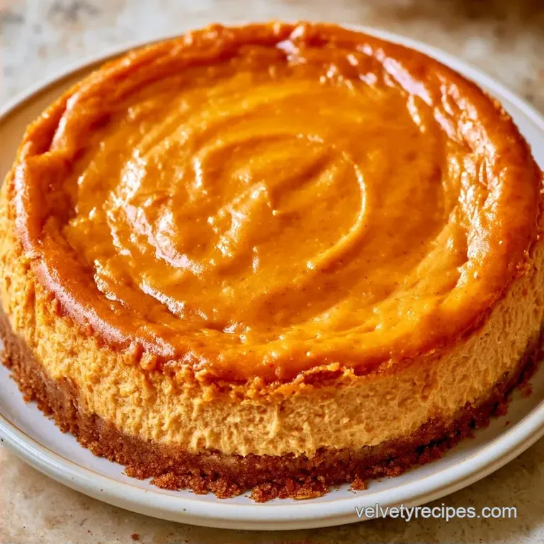 Gluten-Free Pumpkin Cheesecake: Rich Texture