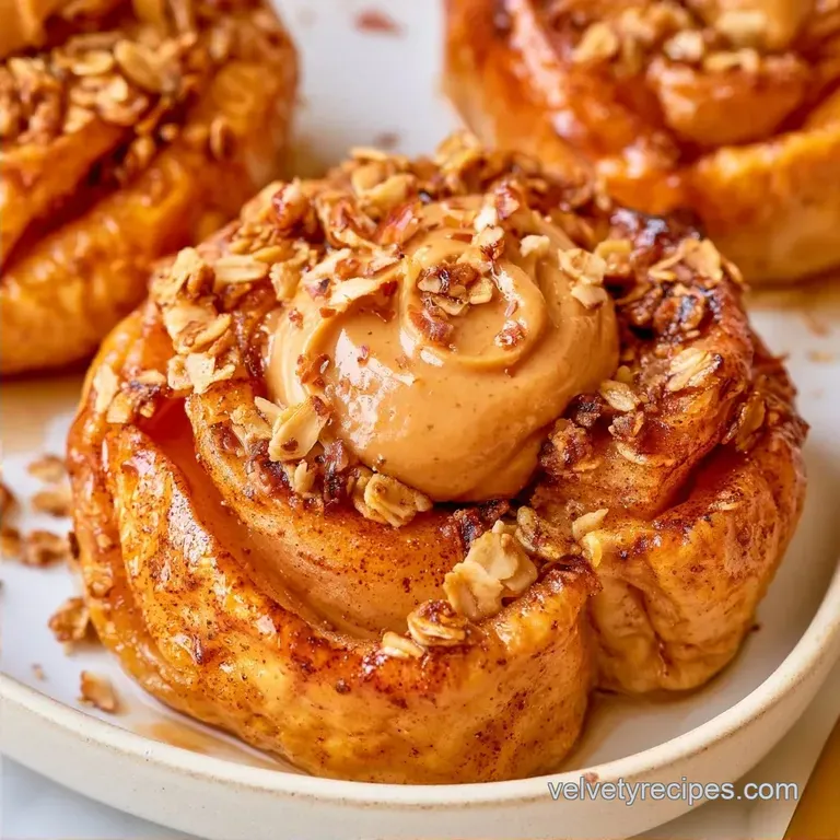 Baked Apples with Chewy Oats