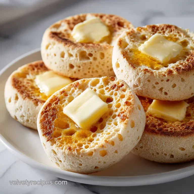 Homemade English Muffins: Fluffy and Golden