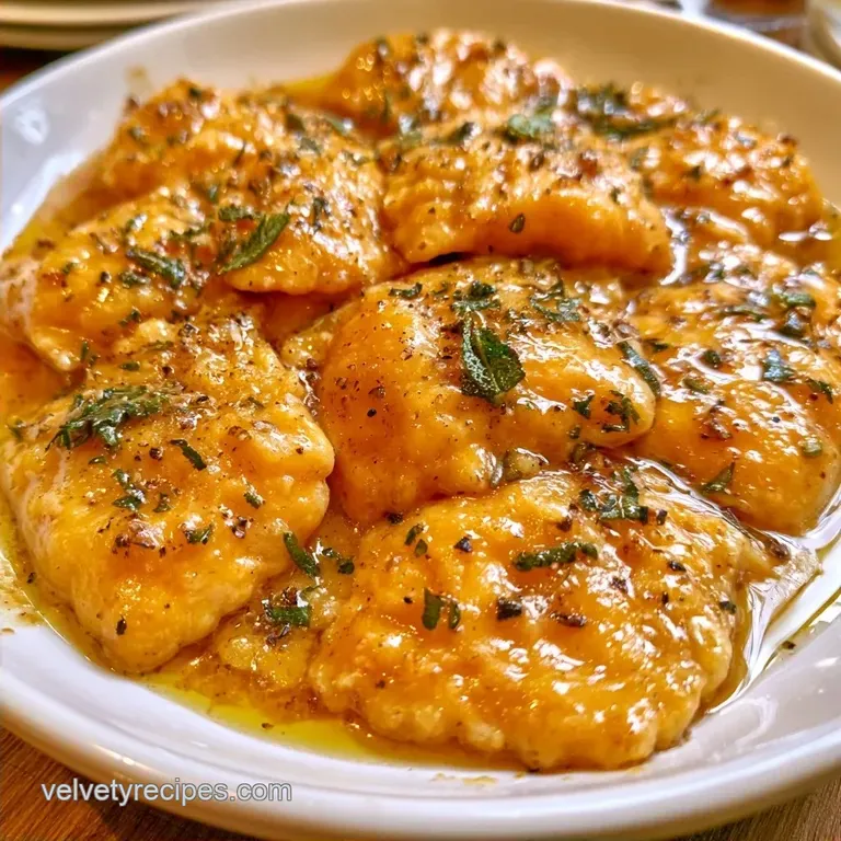 Pumpkin Ravioli with Sage Brown Butter