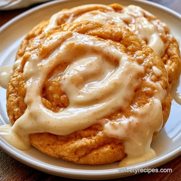 Iced Pumpkin Cookies: Chewy and Spiced